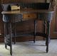 1920s Karpen Brothers Arts & Crafts Wicker Writing Desk W Matching Chair 1900-1950 photo 2