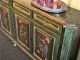 1930s Hand Painted Italian Long Console Table Credenza 1900-1950 photo 1