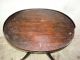 Duncan Phyfe Mahogany Lyre Coffee Accent Side Table 1900-1950 photo 1