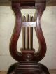 Duncan Phyfe Mahogany Lyre Coffee Accent Side Table 1900-1950 photo 2