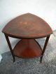 Mahogany Leather - Top Corner Table By Craig 2677 1900-1950 photo 2