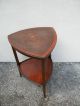 Mahogany Leather - Top Corner Table By Craig 2677 1900-1950 photo 5