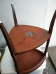 Mahogany Leather - Top Corner Table By Craig 2677 1900-1950 photo 8
