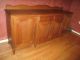 Country French Oak Draw Leaf Table With 6 Chairs & Matching Sideboard 1900-1950 photo 9