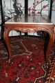 Vintage Wood Carved Marble Top Coffee Table Victorian Style Vander Ley Bros.  Co 1900-1950 photo 1