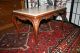 Vintage Wood Carved Marble Top Coffee Table Victorian Style Vander Ley Bros.  Co 1900-1950 photo 2