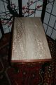 Vintage Wood Carved Marble Top Coffee Table Victorian Style Vander Ley Bros.  Co 1900-1950 photo 5