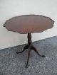 Mahogany Carved Round Side Table By Ferguson 2476 1900-1950 photo 1