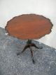 Mahogany Carved Round Side Table By Ferguson 2476 1900-1950 photo 3