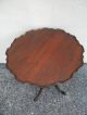 Mahogany Carved Round Side Table By Ferguson 2476 1900-1950 photo 4