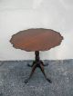 Mahogany Carved Round Side Table By Ferguson 2476 1900-1950 photo 5