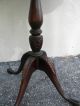 Mahogany Carved Round Side Table By Ferguson 2476 1900-1950 photo 8