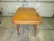 Antique Solid Wood Dinning Table With 2 Leafs 1900-1950 photo 6