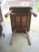 Antique Solid Wood Dinning Table With 2 Leafs 1900-1950 photo 8