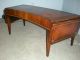 Antique Mahogany Table Set.  4 Pieces Leather Top. . 1900-1950 photo 3