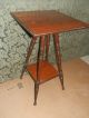 Wonderful Antique Victorian Plant Stand W/turned Legs 1900-1950 photo 1