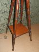 Wonderful Antique Victorian Plant Stand W/turned Legs 1900-1950 photo 3
