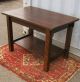 Arts & Crafts Mission Oak Library Table - Through Mortise & Tenons 1900-1950 photo 1