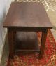 Arts & Crafts Mission Oak Library Table - Through Mortise & Tenons 1900-1950 photo 3