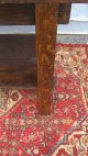 Arts & Crafts Mission Oak Library Table - Through Mortise & Tenons 1900-1950 photo 7