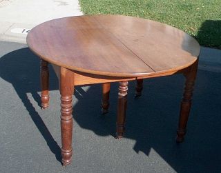 Fine Old New England Solid Walnut Dining Table W/5 Leaves - 14 Feet photo