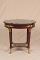 French Empire Gilt Bronze Antique Mahogany Marble Top Gueridon Side Hall Table 1900-1950 photo 1