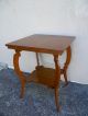 Victorian Carved Oak Side Table 1146 1900-1950 photo 1