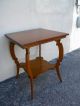 Victorian Carved Oak Side Table 1146 1900-1950 photo 4