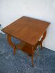 Victorian Carved Oak Side Table 1146 1900-1950 photo 6