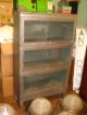 Antique Industrial Barrister Bookcase Machine Age Steel Lawyer ' S Cabinet Medical 1900-1950 photo 2