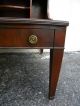 1940 ' S Mahogany Leather Top Library / Lamp / Side Table 1900-1950 photo 10