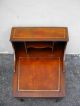 1940 ' S Mahogany Leather Top Library / Lamp / Side Table 1900-1950 photo 4