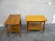 Pair Of Solid Cherry/maple Living Room Side Tables By Cushman 1589 1900-1950 photo 2