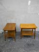 Pair Of Solid Cherry/maple Living Room Side Tables By Cushman 1589 1900-1950 photo 4