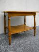 Pair Of Solid Cherry/maple Living Room Side Tables By Cushman 1589 1900-1950 photo 6