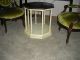 French Country Style Painted Eight Sided Side Table Parthanon Table 1900-1950 photo 1