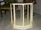 French Country Style Painted Eight Sided Side Table Parthanon Table 1900-1950 photo 6