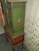 One Of A Kind Antique Asian Influenced Victorian Cabinet 