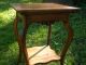 Spectacular Solid Cherry Table. .  @1890. .  Victorian Antique Side Table Nightstand 1900-1950 photo 3
