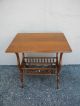 Victorian Oak Side Table 2342 1900-1950 photo 1