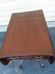 50055 Baker Furniture Mahogany Dropleaf End Table Stand Quality 1900-1950 photo 1