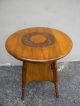 Victorian Hand Carved Round Side Table 1236 1900-1950 photo 2