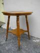 Victorian Hand Carved Round Side Table 1236 1900-1950 photo 4
