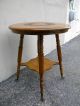 Victorian Hand Carved Round Side Table 1236 1900-1950 photo 5
