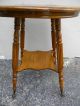 Victorian Hand Carved Round Side Table 1236 1900-1950 photo 7