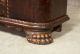 352 : German Walnut Claw Foot Display Cabinet 1900-1950 photo 3