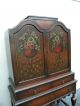 Large Hand - Painted Carved China Closet By Tomlinson Chair Mfg Co 2166 1900-1950 photo 2