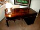 Art Deco Stunning Mint Museum Quality 1930 Makassar Ebony French Desk And Chair 1900-1950 photo 3