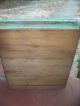 Primitive Vintage Narrow Green Wall Shelf Cabinet 5 - 1/2d X 25 - 1/2w X 30t 1900-1950 photo 5