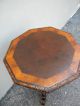 Victorian Heavy Carved Inlaid Octagonal Table 2220 1900-1950 photo 7